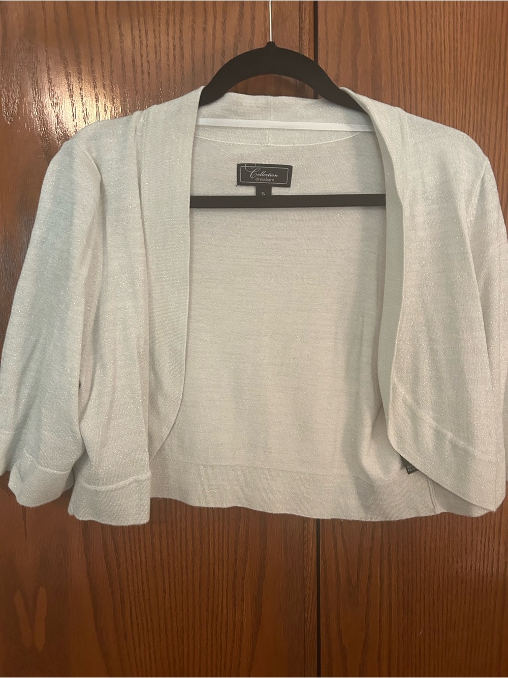 Collection by Dressbarn Light grayWomen's Bolero Sweater - XL